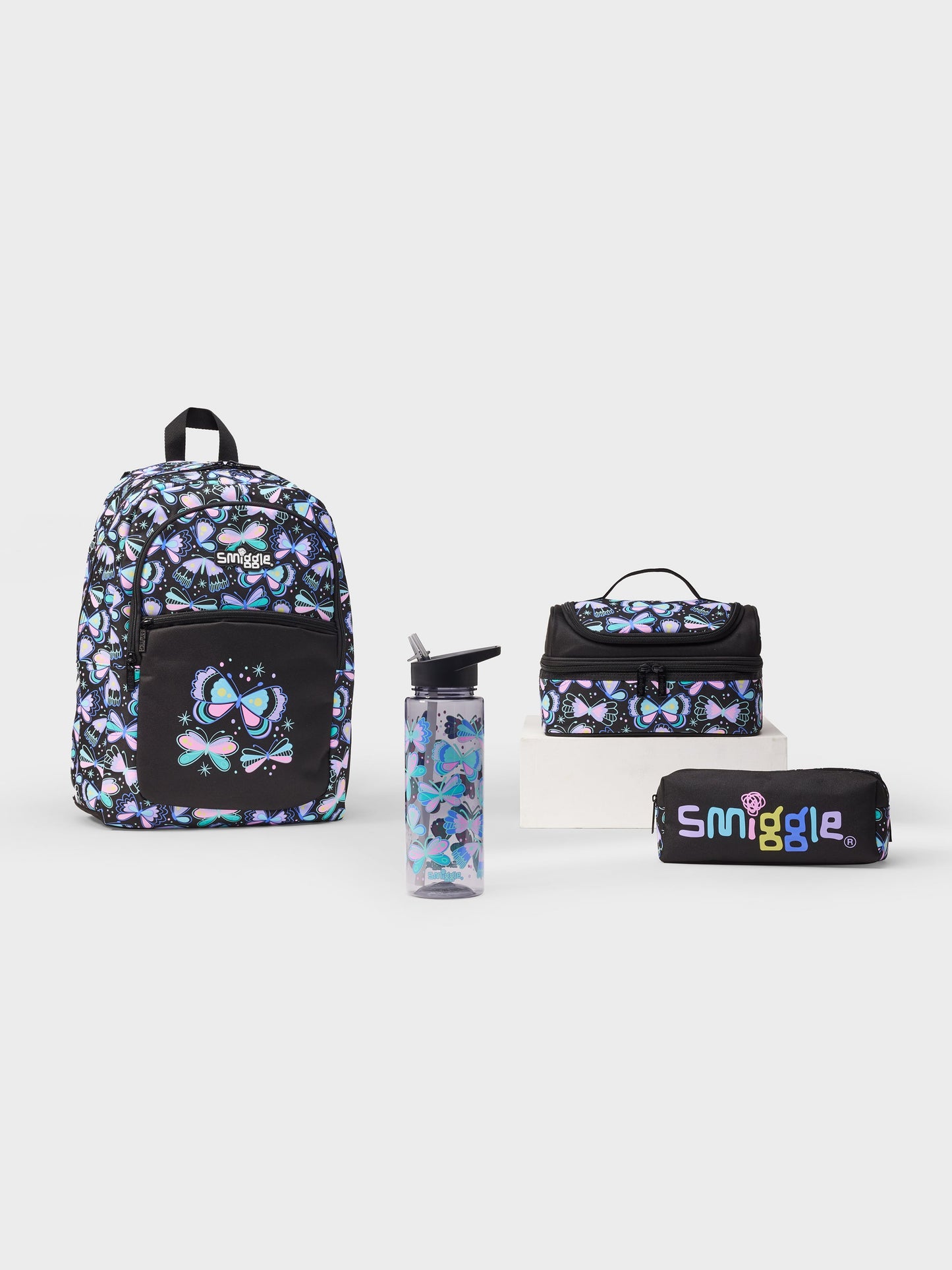 Smiggle - Elements 4lü Okul Çanta Seti