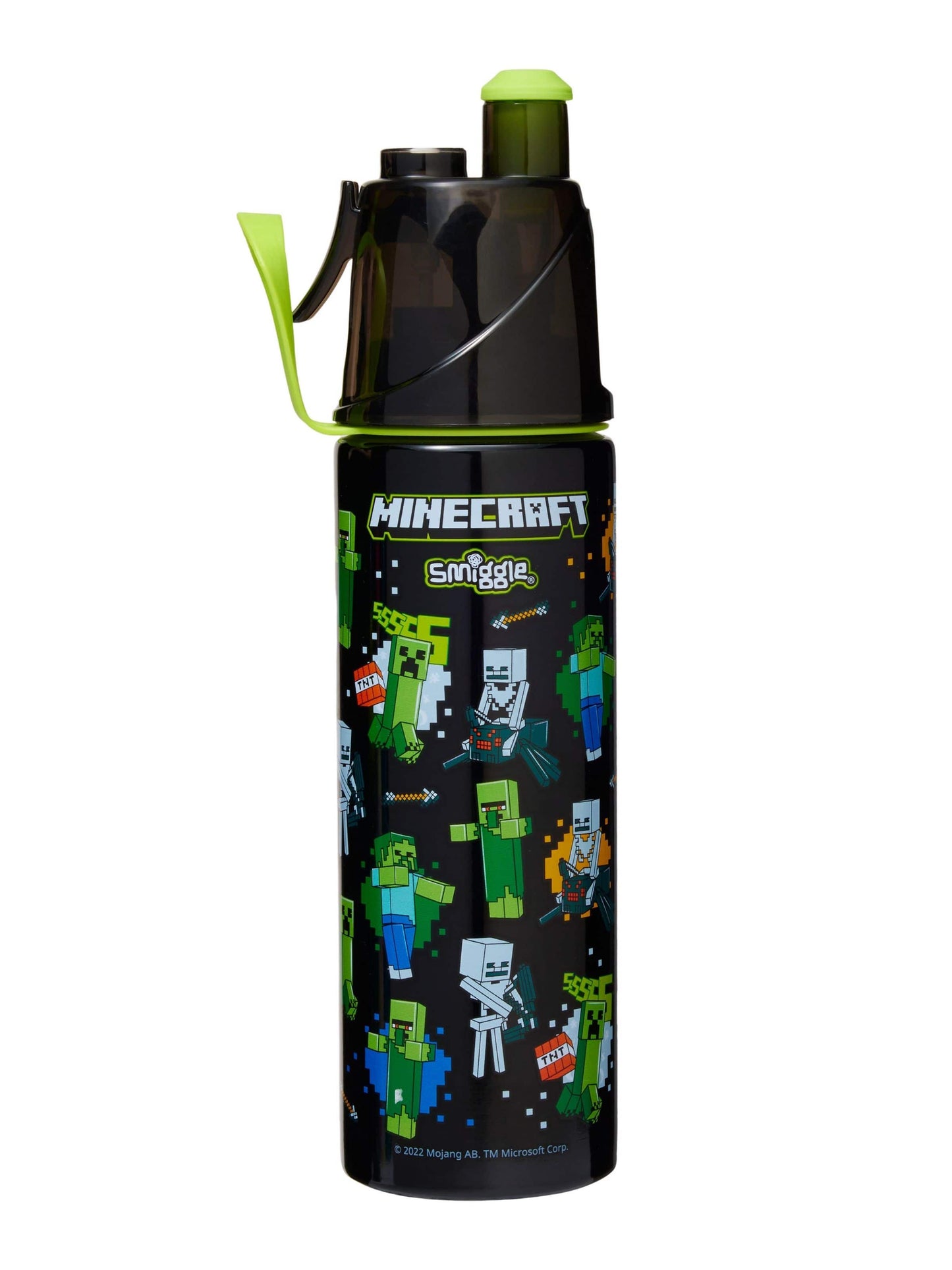 Smiggle - Minecraft Su Püskürtmeli Çelik 500Ml Matara