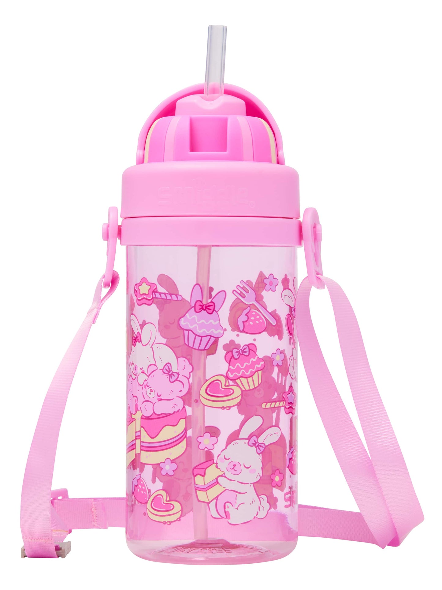 Smiggle - Out & About Pipetli Askılı 400 ML Suluk
