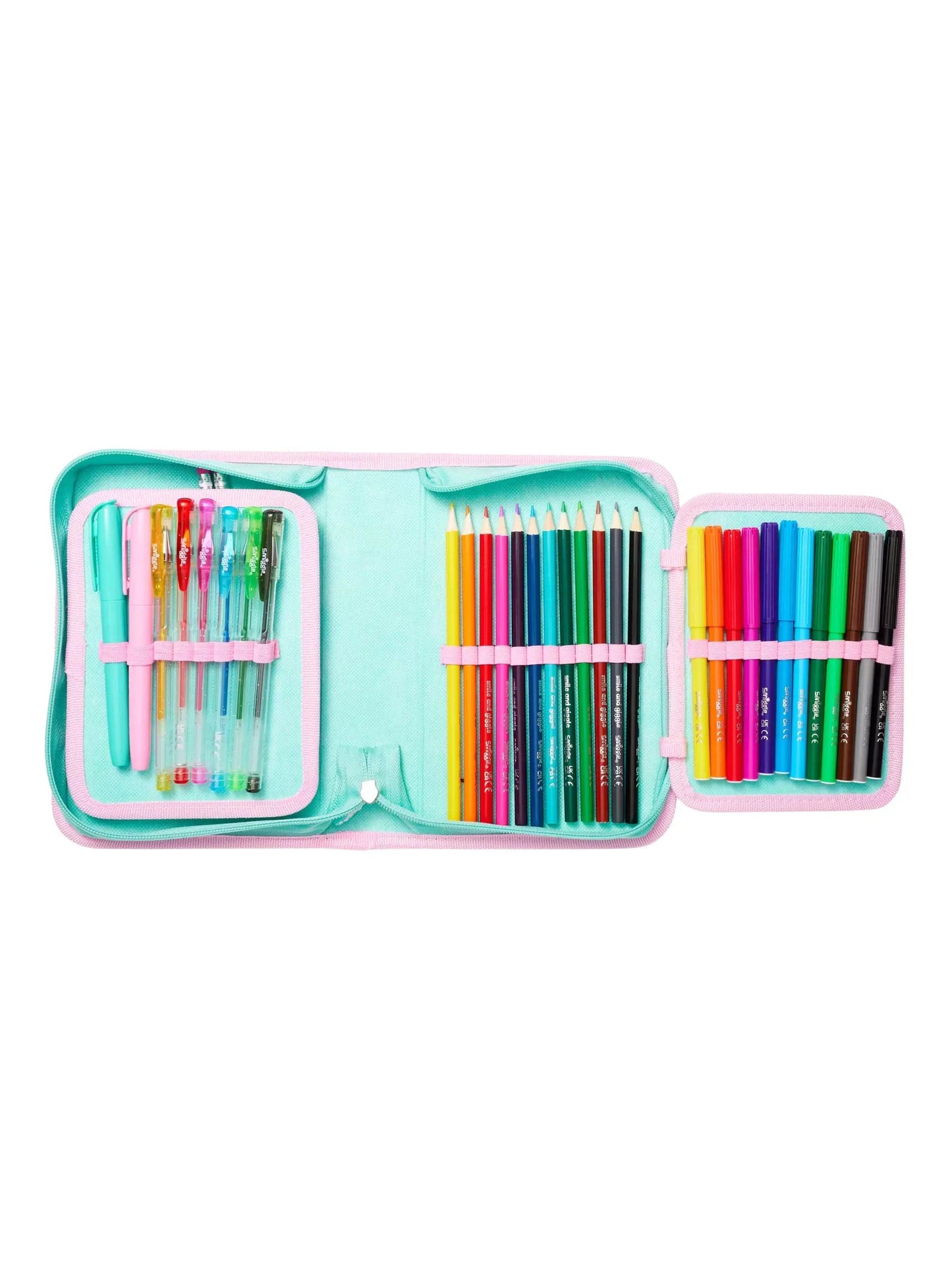 Smiggle - Wild Side Flamingo Kalem Kutusu ve Kırtasiye Seti