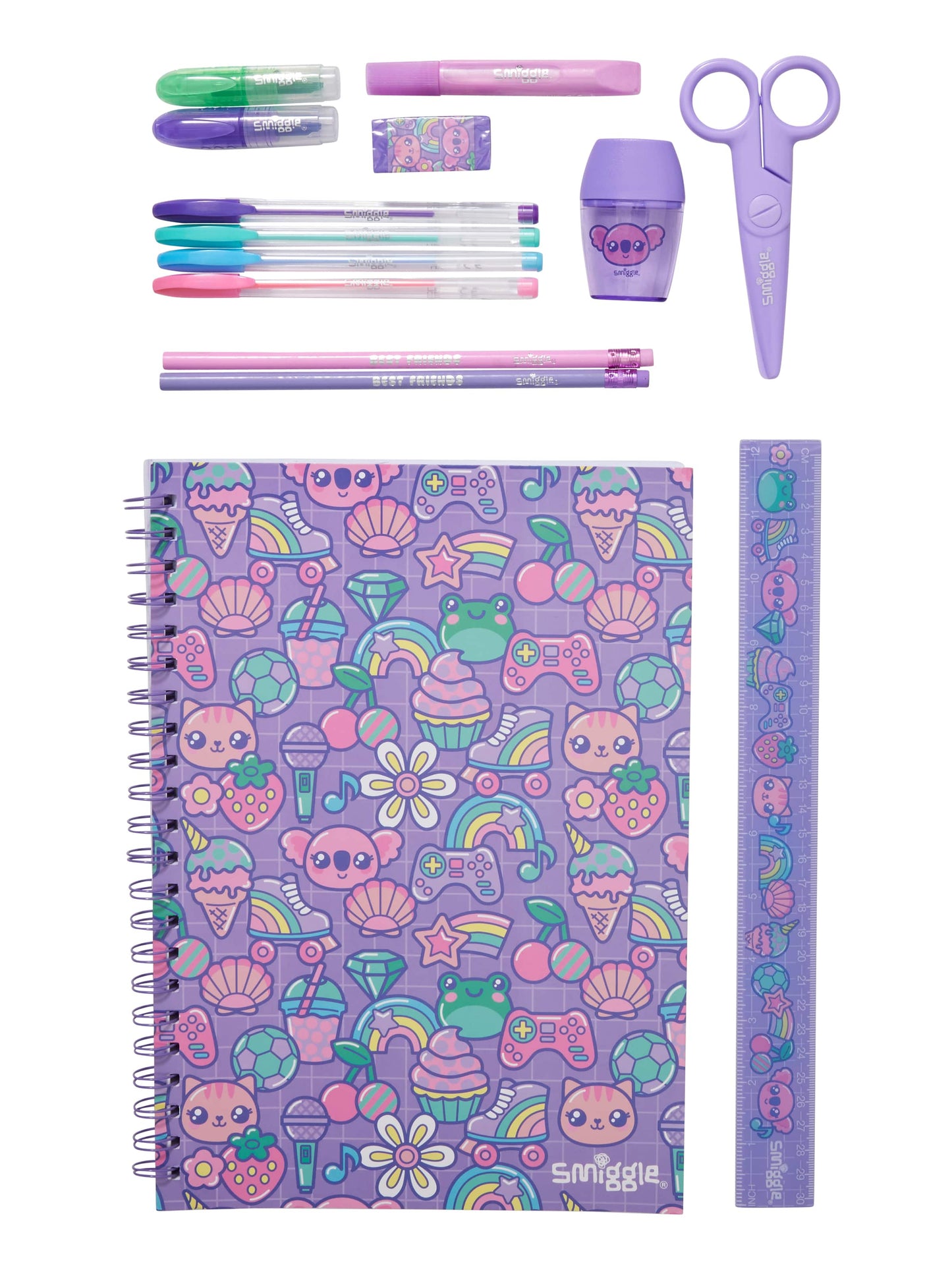 Smiggle - Curious Kırtasiye ve Boyama Seti