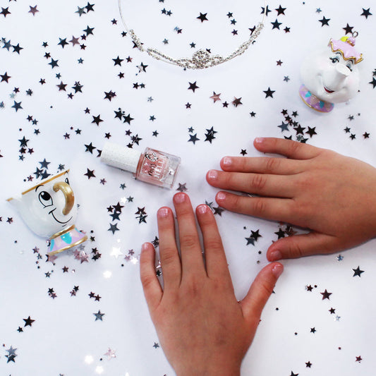 Miss Nella - Pembe Glitter Son Kat Soyulabilir Oje