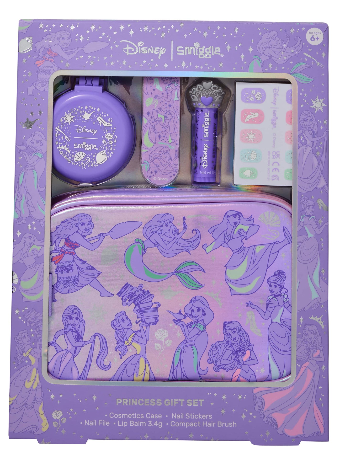 Smiggle - Disney Prenses Güzellik Bakım Seti ve Çantası