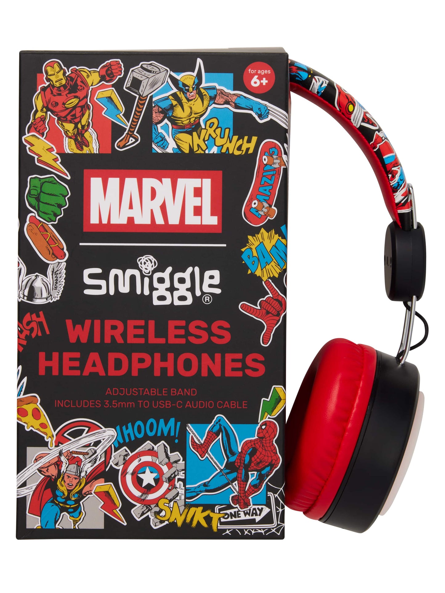 Smiggle - Marvel Kablosuz Kulaküstü Kulaklık