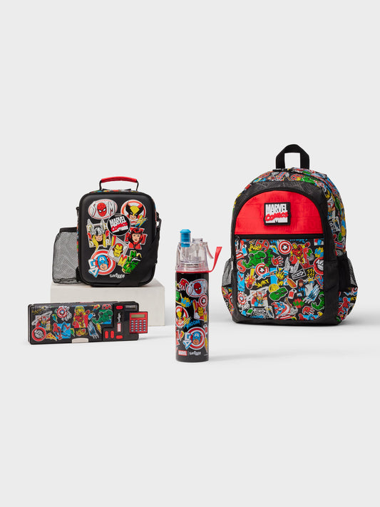 Smiggle - Marvel 4lü Okul Çanta Seti
