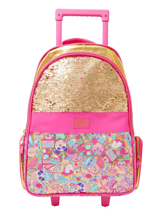 Smiggle - 20. Doğum Günü Işıklı Tekerlekli Çekçekli Çanta
