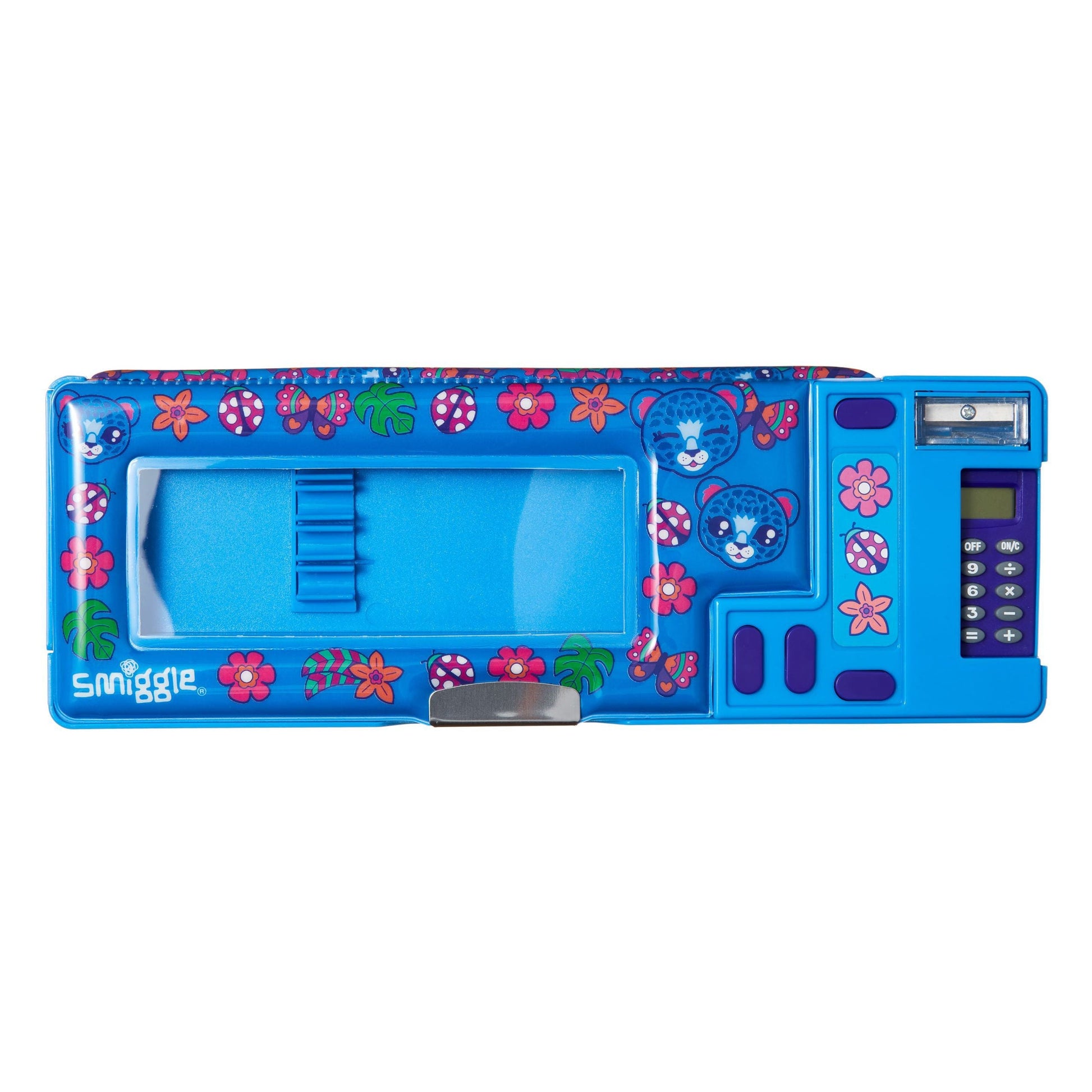 Smiggle - Budz Mavişler Hesap Makineli Pop Out Otomatik Kalem Kutusu