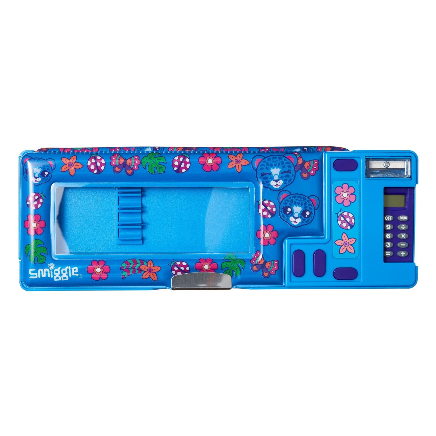 Smiggle - Budz Mavişler Hesap Makineli Pop Out Otomatik Kalem Kutusu