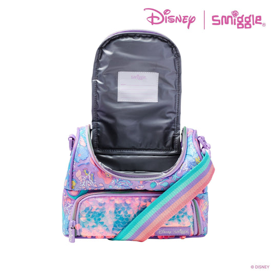 Smiggle - Disney Princess Askılı Çift Katlı Beslenme Çantası