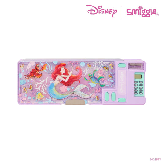 Smiggle – Disney Prenses Ariel Hesap Makineli Otomatik Kalem Kutusu