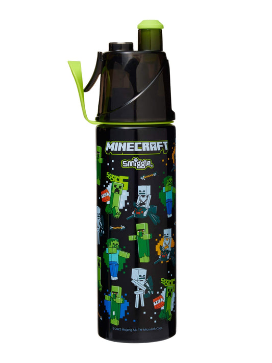 Smiggle - Minecraft  Su Püskürtmeli Çelik 500Ml Matara