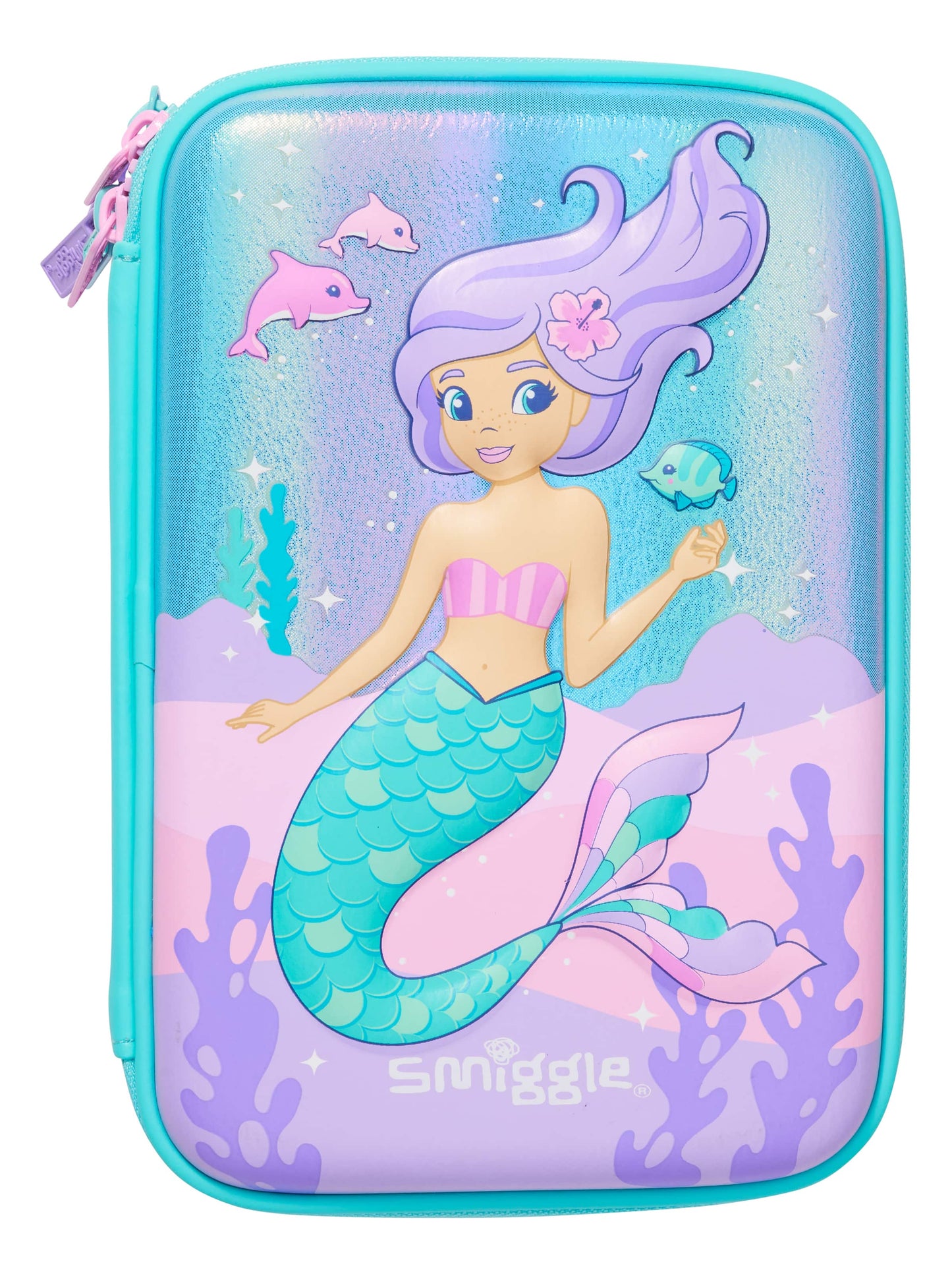 Smiggle - Dynamic 3 Gözlü Hardtop Kalem Kutusu