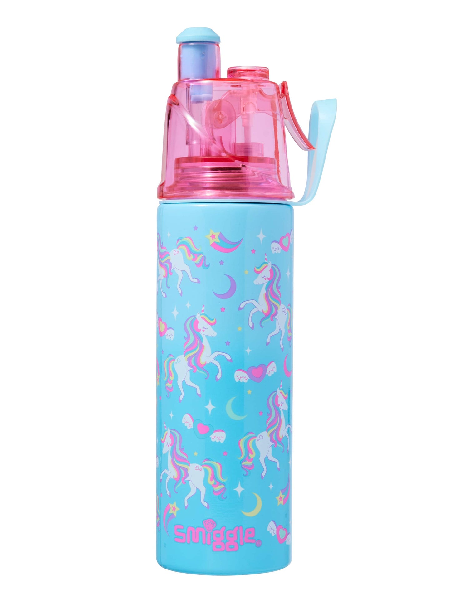 Smiggle - Livin Su Püskürtmeli Çelik 500Ml Matara