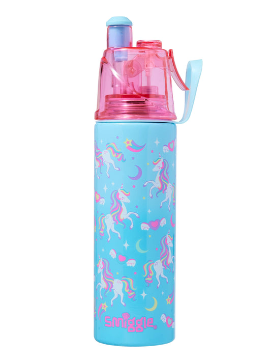 Smiggle - Livin Su Püskürtmeli Çelik 500Ml Matara