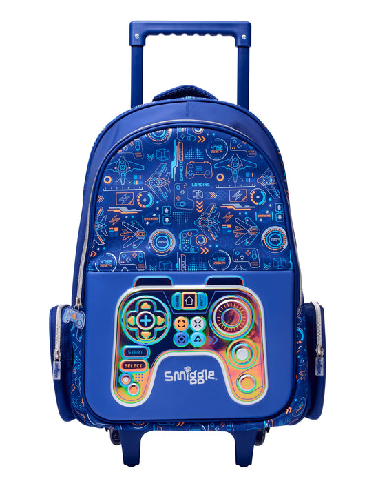 Smiggle - Beta Işıklı Tekerlekli Çekçekli Çanta