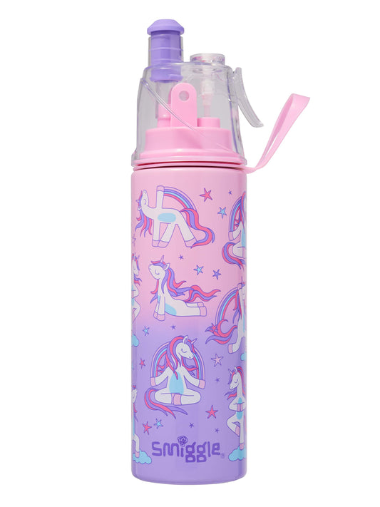 Smiggle - Energize Su Püskürtmeli Çelik 500Ml Matara