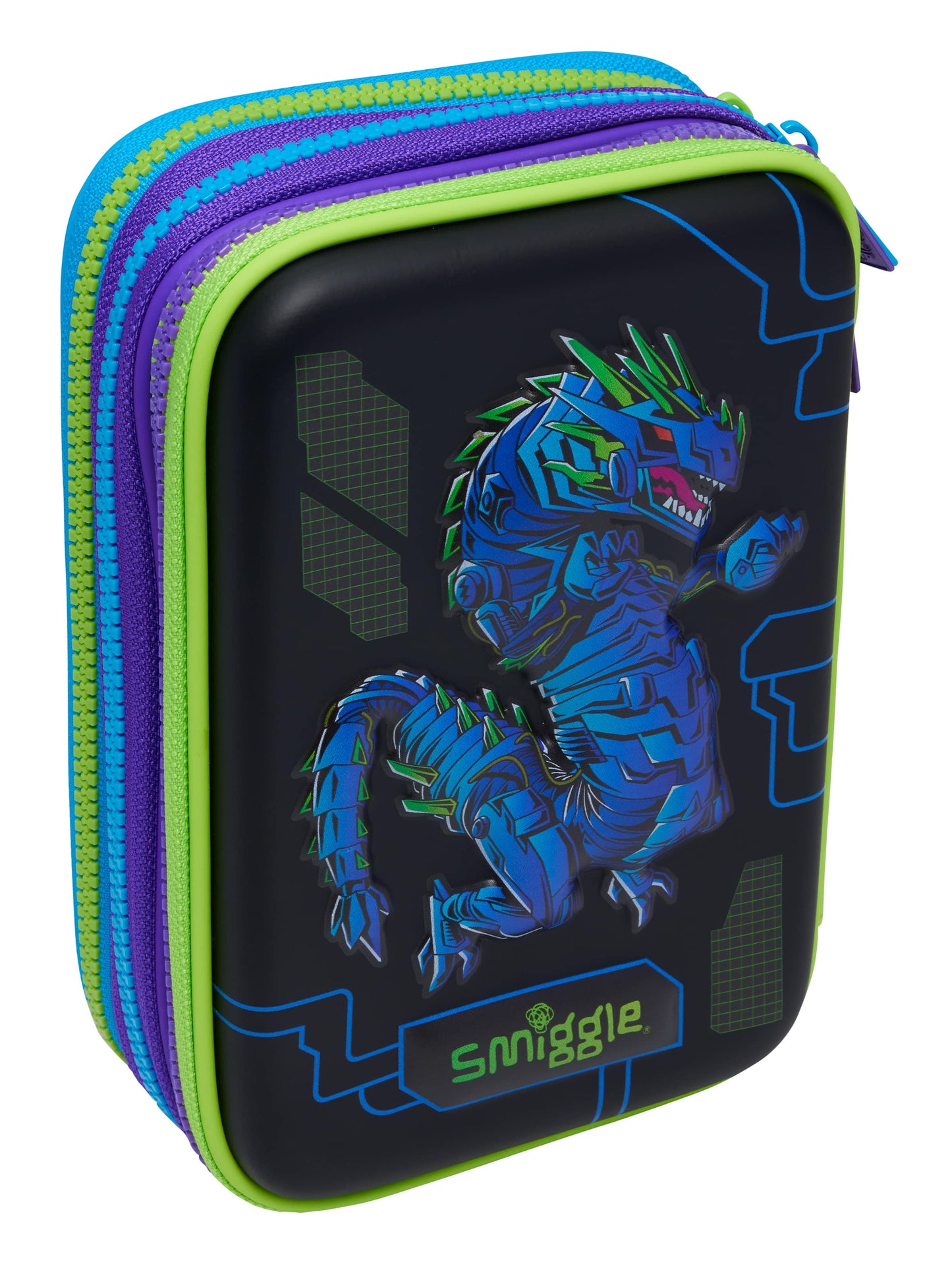 Smiggle - Spectacular 3 Gözlü Hardtop Kalem Kutusu