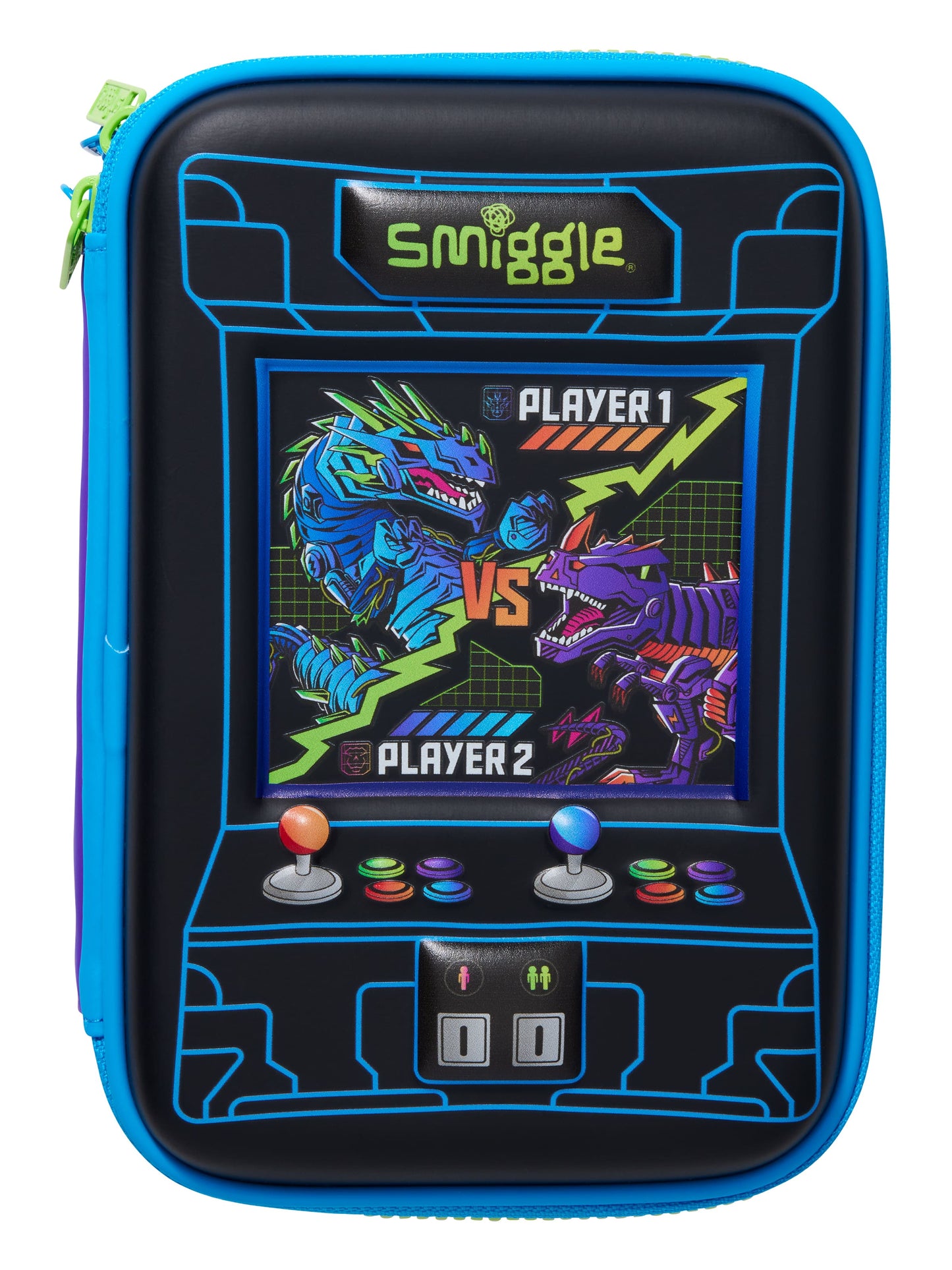Smiggle - Spectacular 3 Gözlü Hardtop Kalem Kutusu