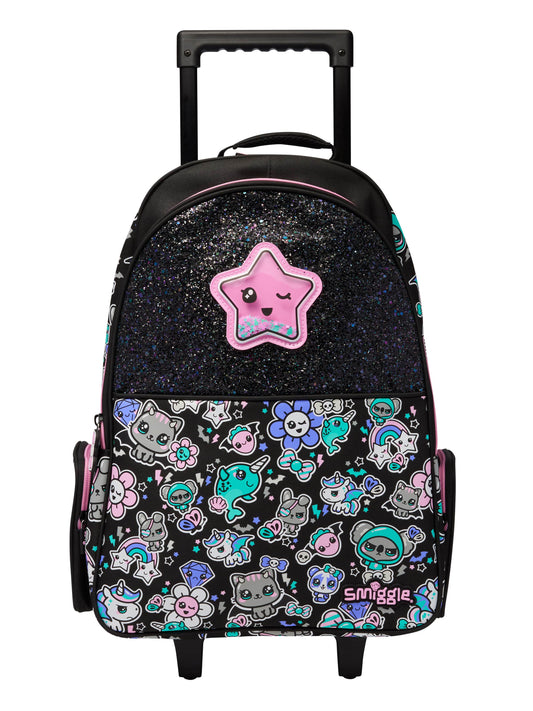 Smiggle - Trailblazer  Işıklı Tekerlekli Çekçekli Çanta