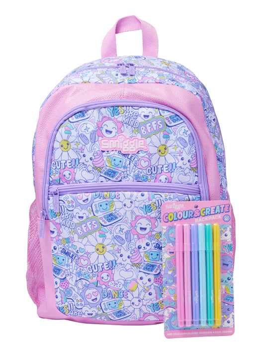 Smiggle - Play Zone Kendi Çantanı Yarat Sırt Çantası