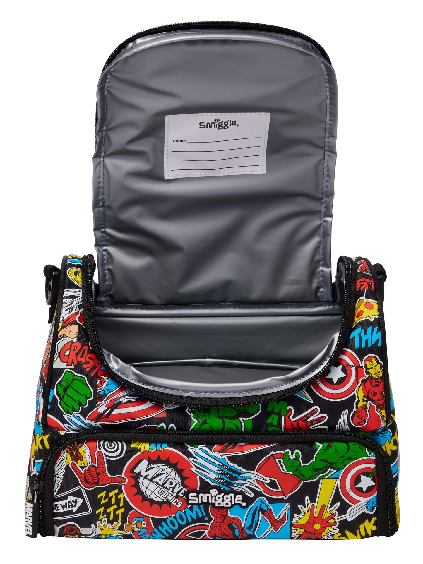 Smiggle - Marvel Çift Katlı Beslenme Çantası