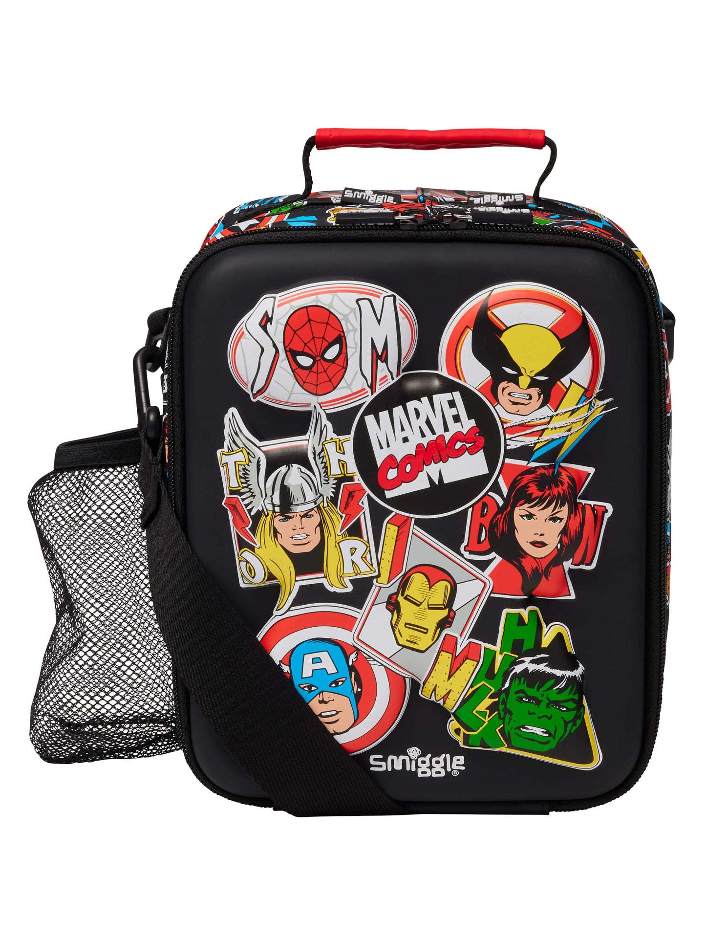 Smiggle - Marvel Sert Kapaklı Beslenme Çantası