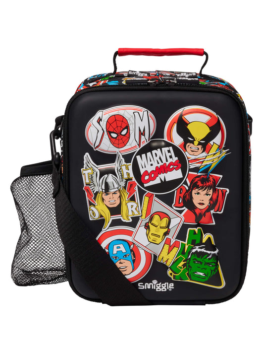 Smiggle - Marvel Sert Kapaklı Beslenme Çantası