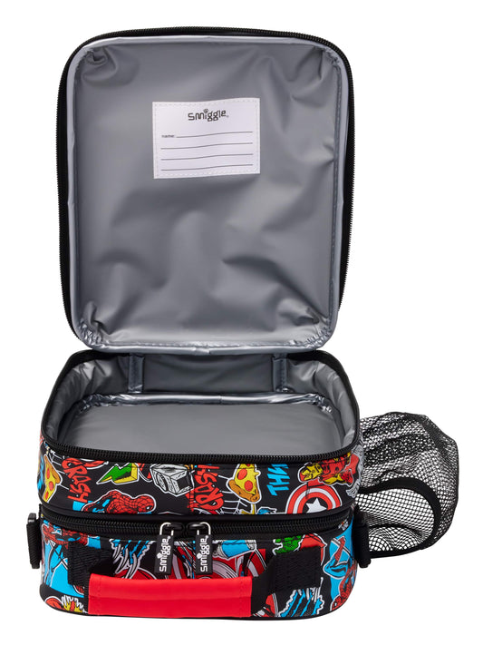 Smiggle - Marvel Sert Kapaklı Beslenme Çantası