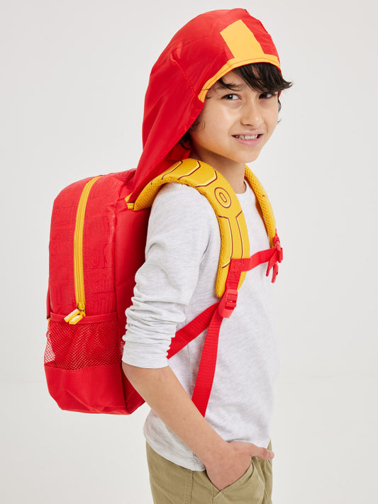 Smiggle - Marvel Iron Man Kapüşonlu Anaokulu Sırt Çantası