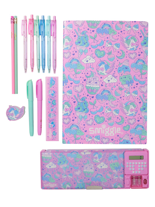 Smiggle - Wonderland Kırtasiye Seti ve Otomatik Kalem Kutusu