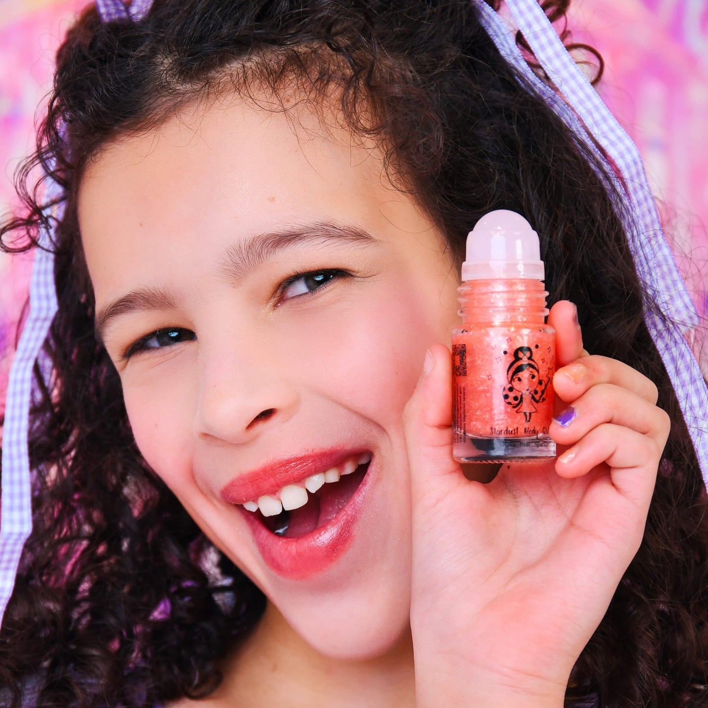 Miss Nella - Planet Pink Roll-On Body Glitter