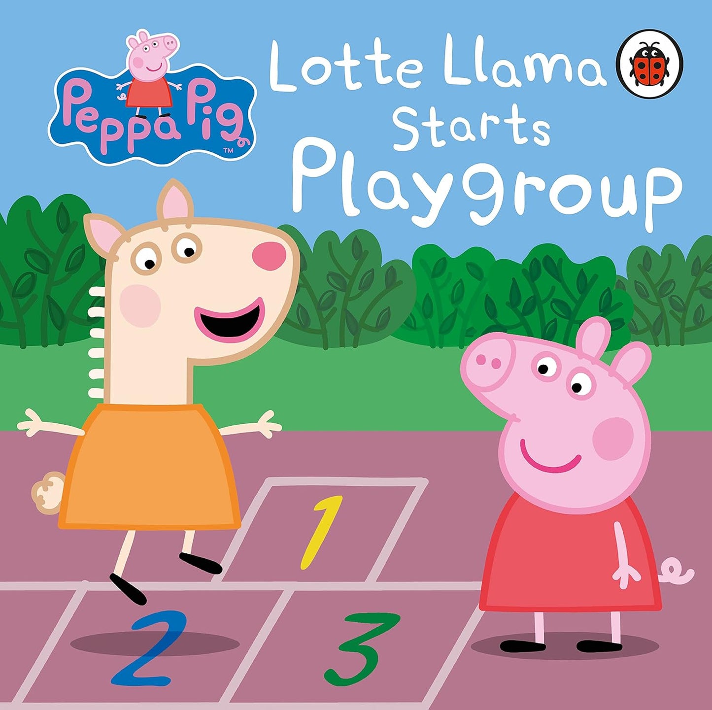 Dinossi - Peppa Pig Lotte Llama Oyun Grubuna Başlıyor İngilizce Hikaye Kitabı