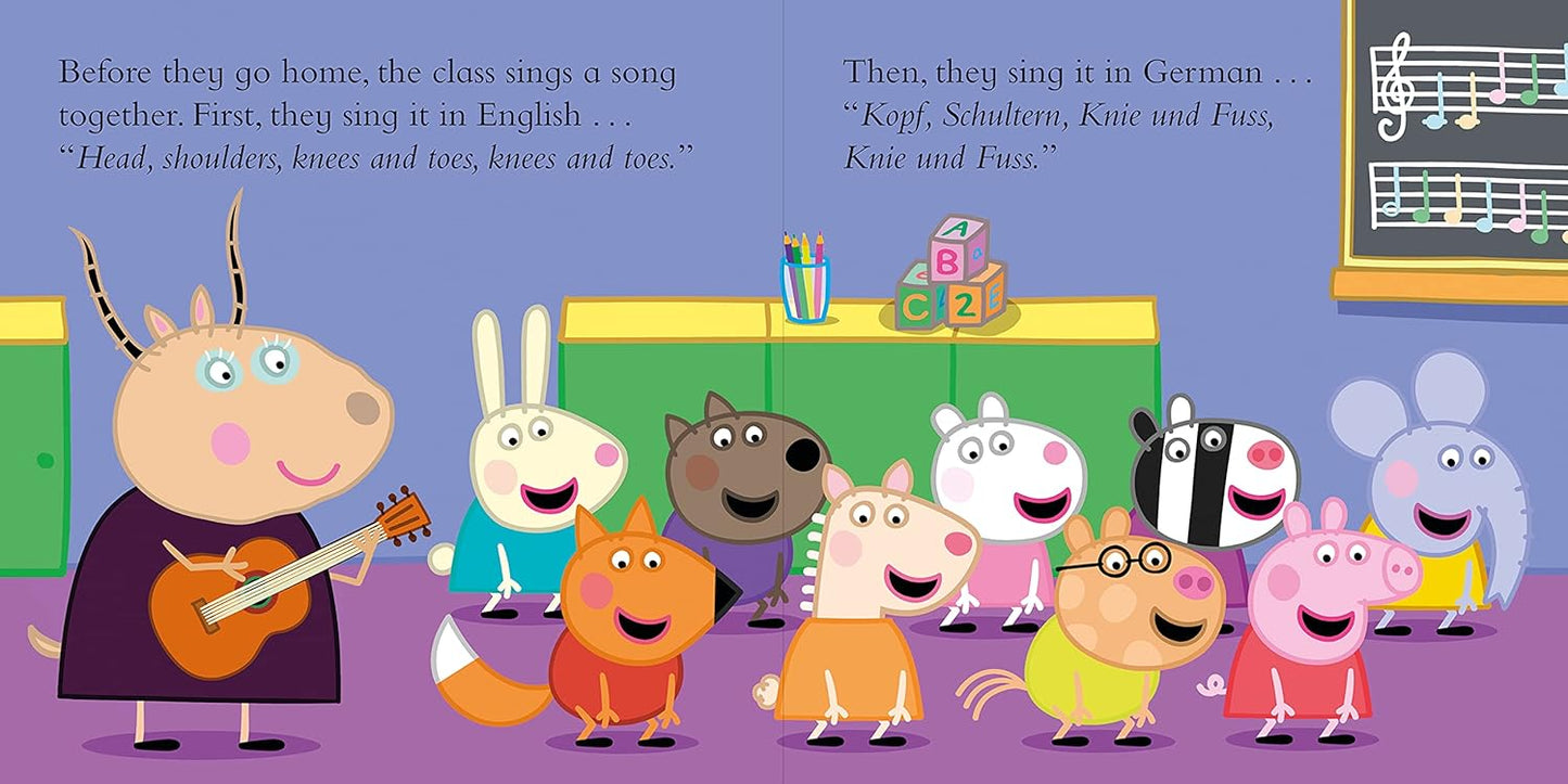 Dinossi - Peppa Pig Lotte Llama Oyun Grubuna Başlıyor İngilizce Hikaye Kitabı