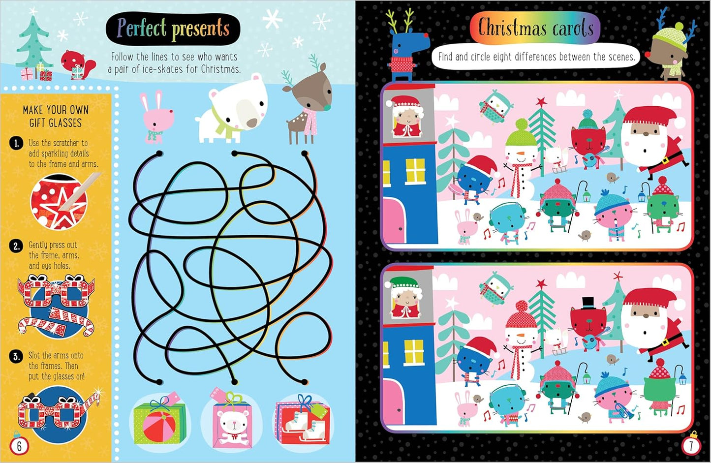 Dinossi - Scratch and Sparkle İngilizce Noel Etkinlik Kitabı