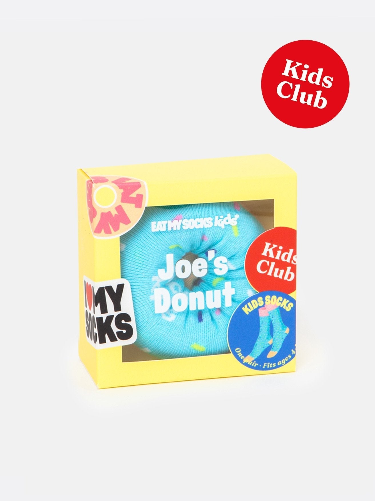 Eat My Socks - Çocuk Joe Donut Mavi Çorap