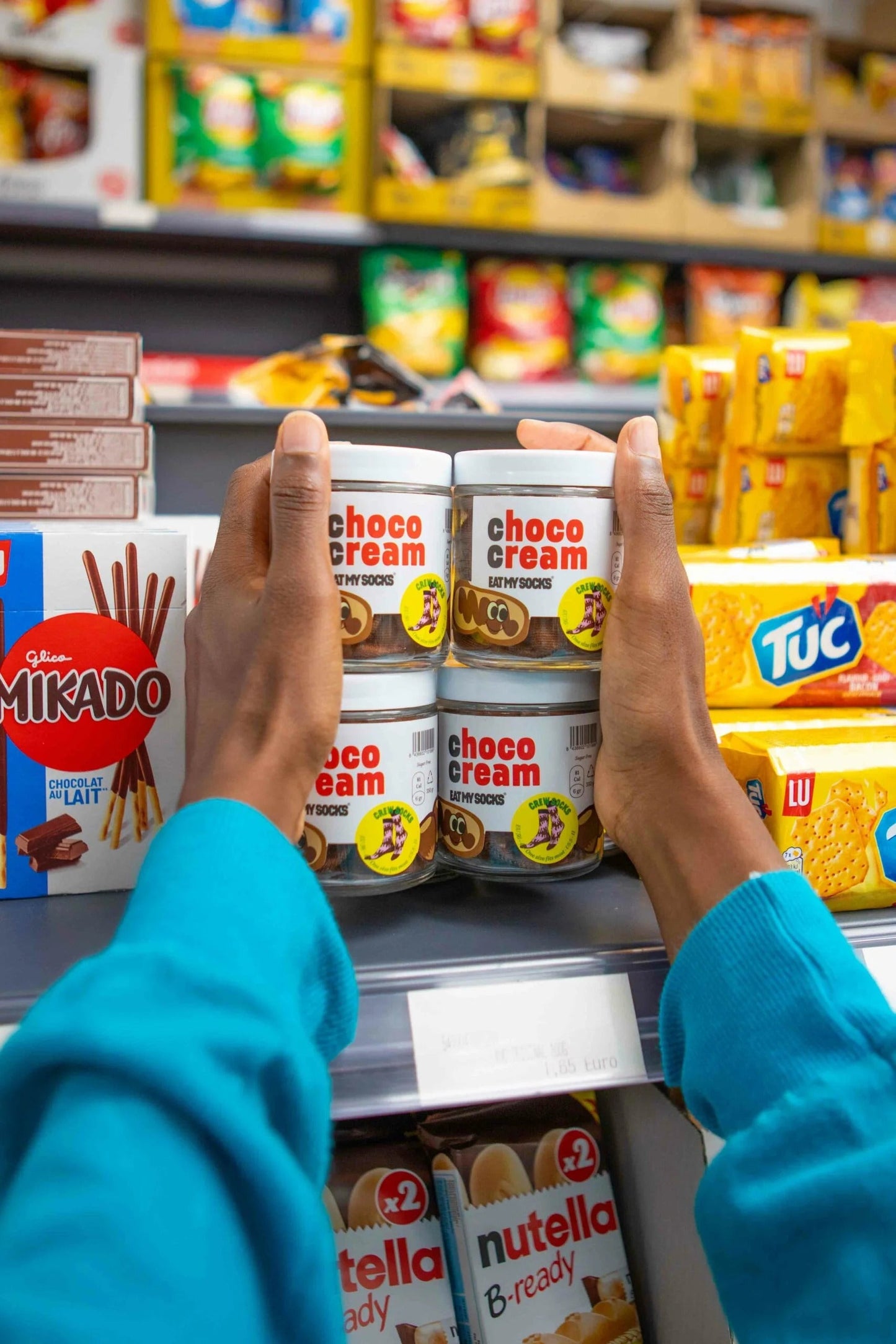 Eat My Socks - Yetişkin Çikolatalı Krema Çorap