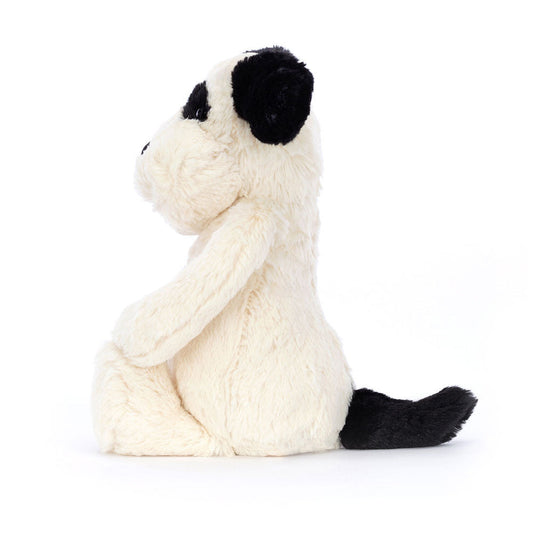 JellyCat - Bashful Black & Cream Puppy Köpek Pelüş Oyuncağı 31 cm
