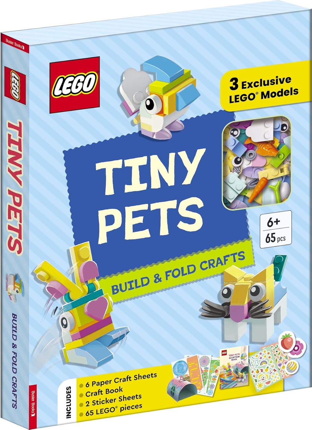 Lego - Figür Oyuncaklı Minik Evcil Hayvanlar: Yapım ve Katlama El Sanatları