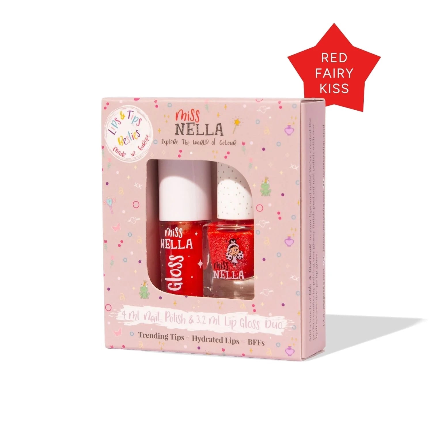 Miss Nella Nella Lip Gloss & Oje İkili Set
