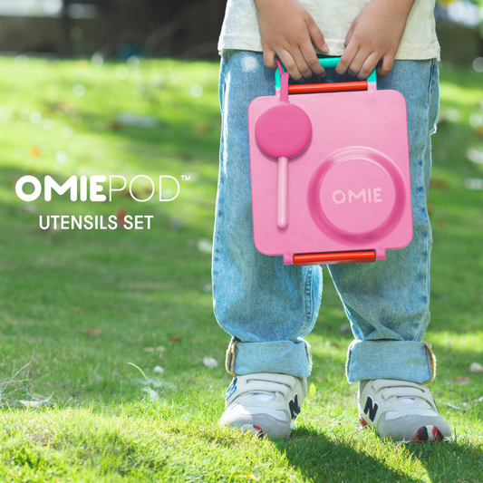 Omiebox - OmiePod Balon Pembesi Silikon Çatal ve Kaşık Seti
