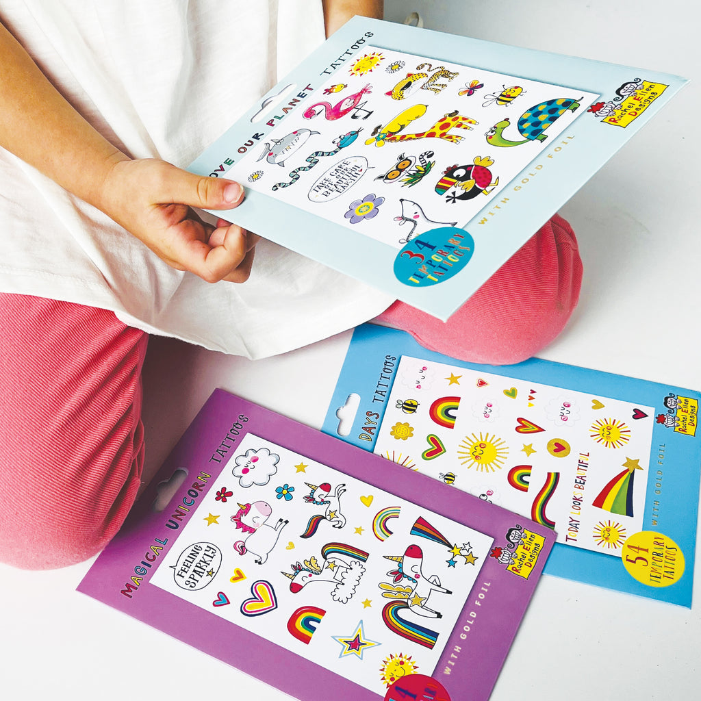 Rachel Ellen - Love Our Planet Çocuk Geçici Dövmeler