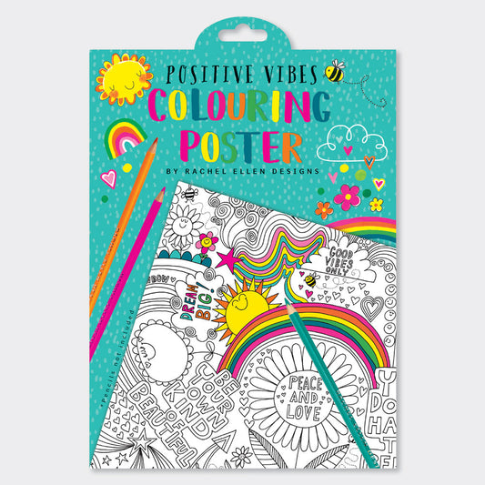 Rachel Ellen - Positive Vibes Dev Boyama Posterleri