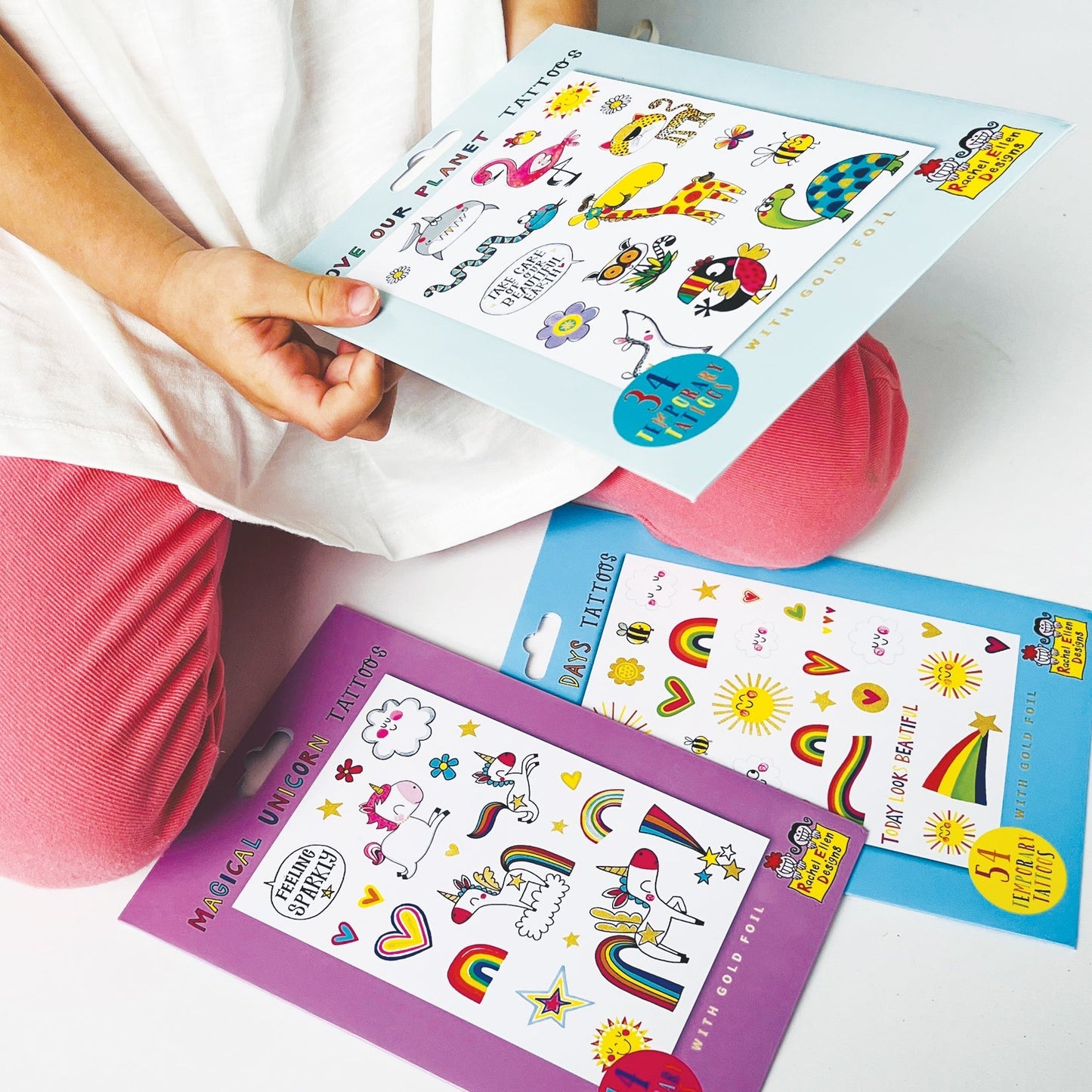 Rachel Ellen - Sunny Days Çocuk Geçici Dövmeler