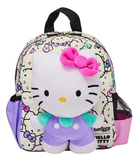 Smiggle - Hello Kitty Çıkarılabilir Oyuncaklı Kreş Okul Sırt Çantası
