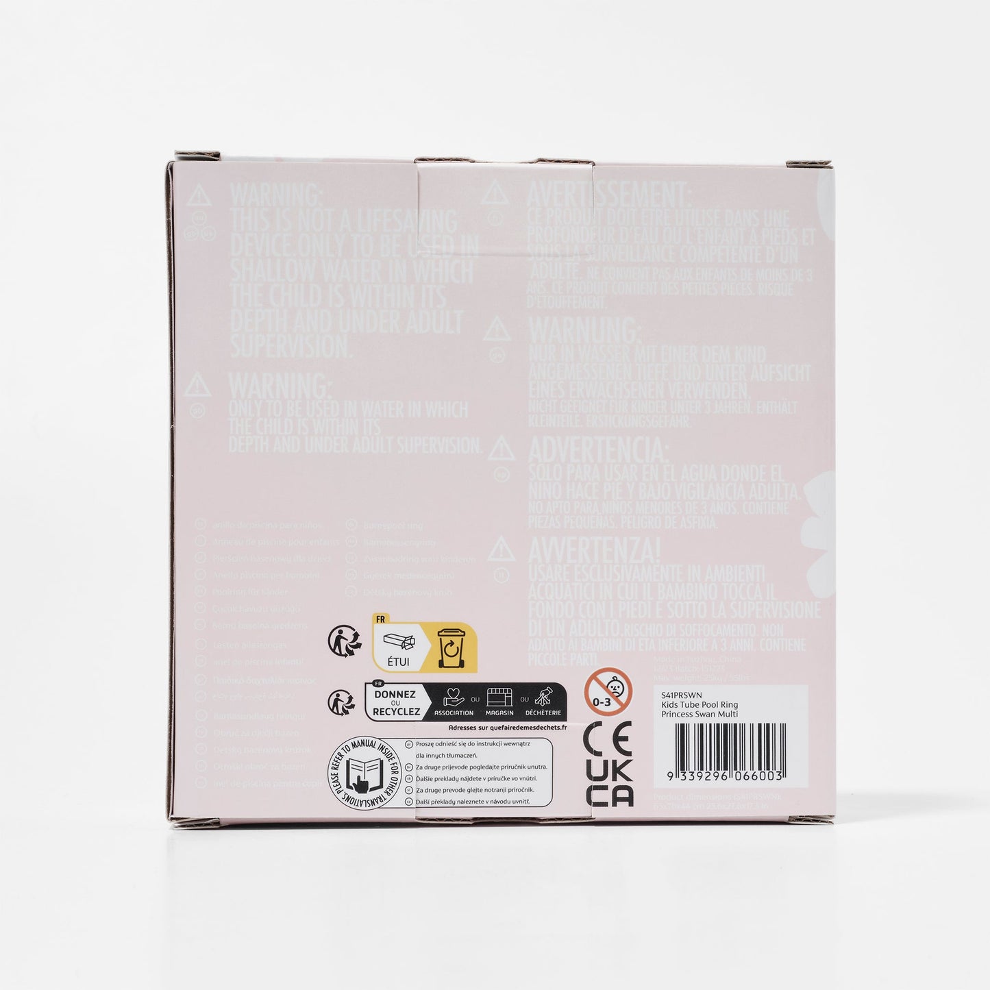 Sunnylife - Prenses Kuğu Çocuk Şişme Deniz ve Havuz Simidi