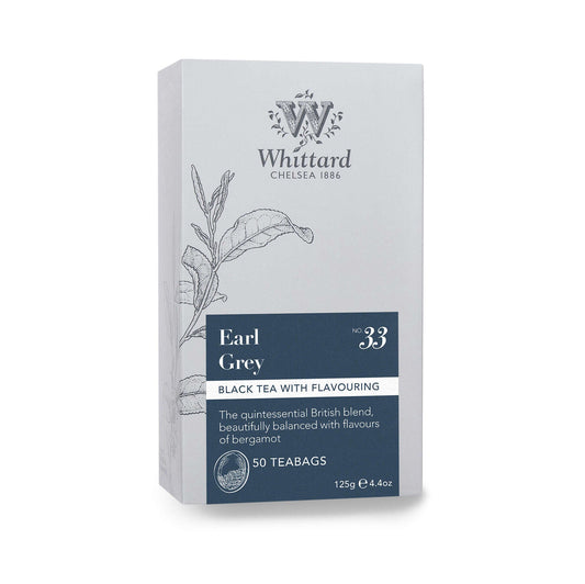 Whittard Chelsea - Earl Grey 50 Geleneksel Orijinal İngiliz Çayı
